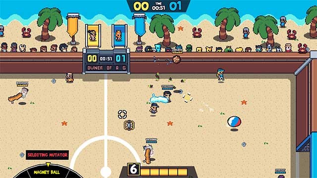 Tận hưởng nhiều màn chơi đá bóng vui nhộn trong game Guts And Goals