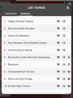 Nhiều bài nhạc khác nhau