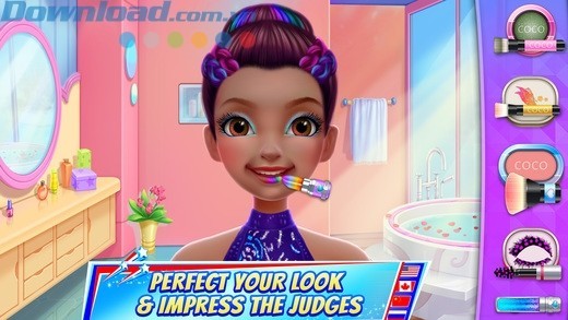 Trang điểm nhẹ để thu hút sự chú ý của ban giám khảo