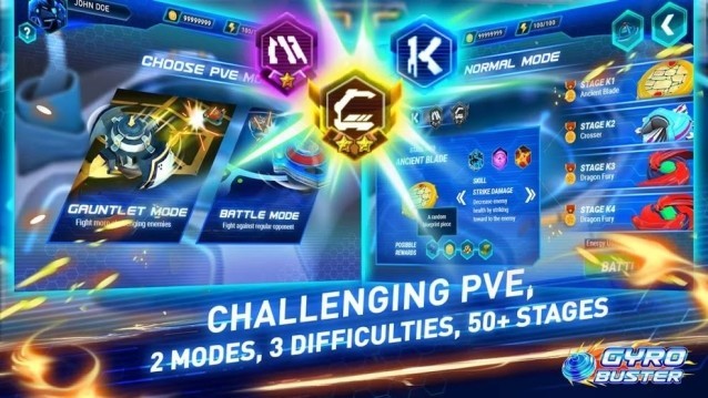 Nhiều chế độ chơi thú vị