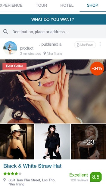 Các thông tin trên mạng xã hội du lịch của người Việt