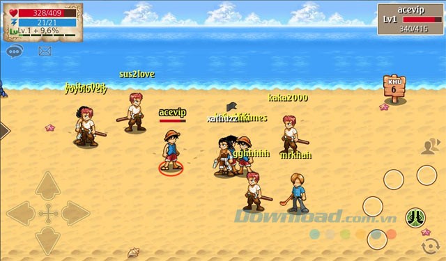 Giao diện Hải tặc tí hon