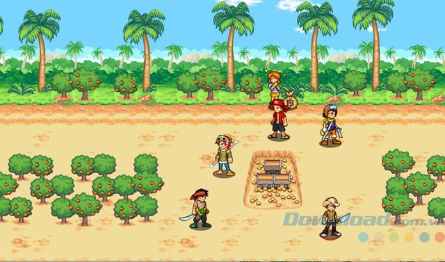 Giao diện game Hải tặc tí hon