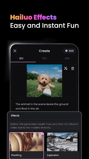 Nhiều hiệu ứng tạo sự thú vị