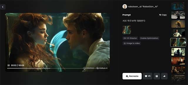 Sáng tạo câu chuyện độc đáo với Hailuo AI Web