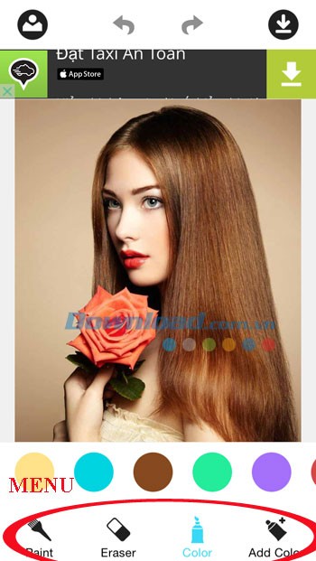 Hair Color Dye cho iOS