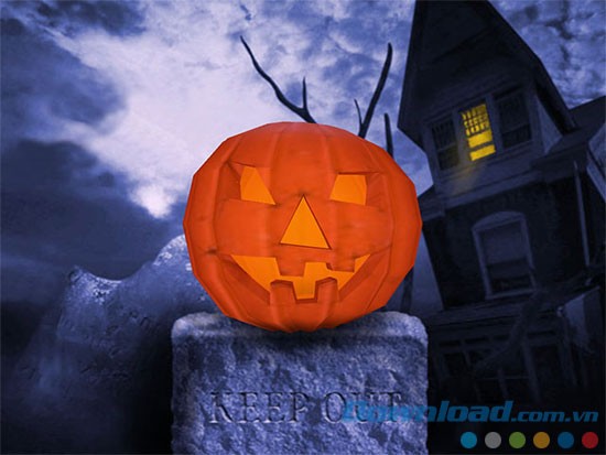 Halloween Pumpkin 3D Screensaver