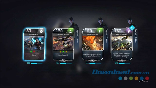 Sử dụng các thẻ bài hữu ích trong game chiến thuật thời gian thực Halo Wars 2 Blitz Beta cho Windows 10