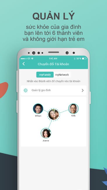 Quản lý hồ sơ sức khỏe của gia đình