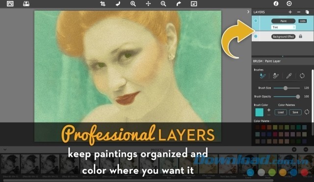 Nhiều hiệu ứng hình ảnh mới lạ chỉ có trên Hand Tint Pro