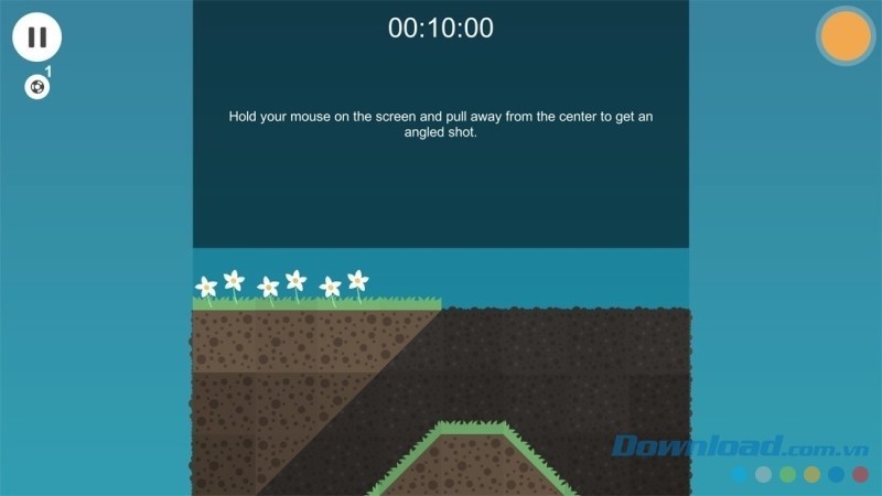 Giao diện chính của game vui miễn phí Hand Toss cho máy tính và Windows Phone