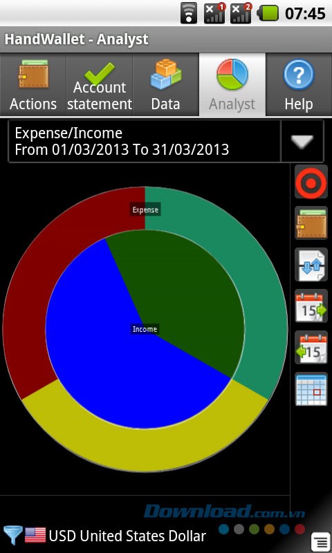 HandWallet Expense Manager for Android