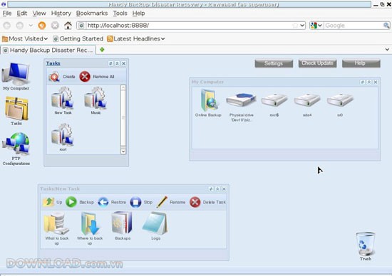 Handy Backup Disaster Recovery