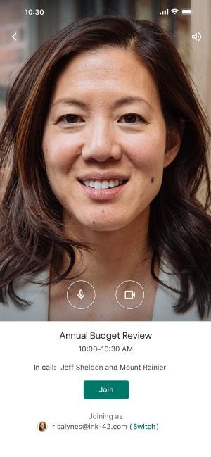 Thiết lập và mời người vào họp