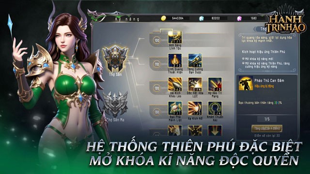 Hệ thống thiên phú đặc biệt, mở khóa kỹ năng độc quyền