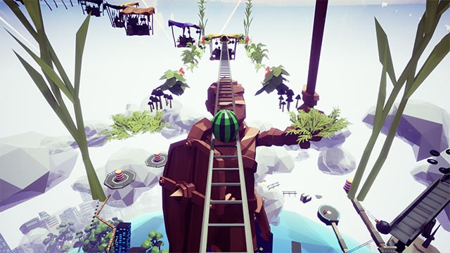 Cùng quả dưa hấu cô đơn Hans bước vào chuyến phiêu lưu khám phá những tầng mây giống Only Up!