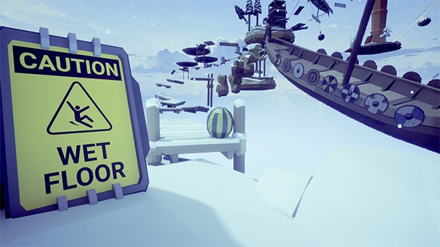 Điều khiển dưa hấu di chuyển trên các nền tảng thách thức với lối chơi dựa trên cơ chế vật lý thực