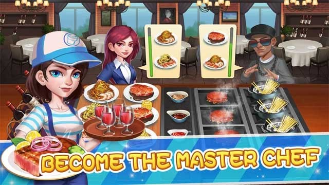 Trở thành một đầu bếp tài ba và khiến mọi thực khách hài lòng trong Happy Cooking 2