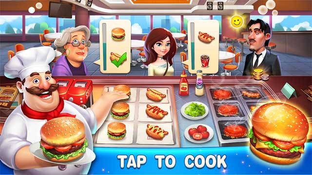 Happy Cooking cho Android là game quản lý nhà hàng sống động và lôi cuốn