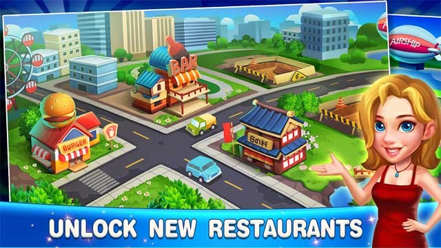 Kiếm thật nhiều tiền để mở khóa thêm các nhà hàng mới