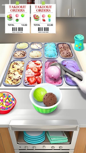 Chuẩn bị đồ ăn theo đơn của khách hàng