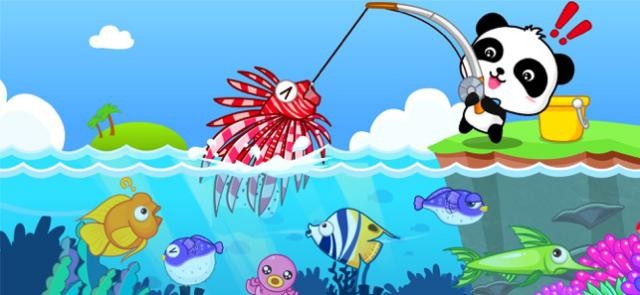 Câu cá cùng gấu trúc