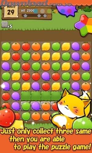 Giải các màn đố match chủ đề trái cây thú vị