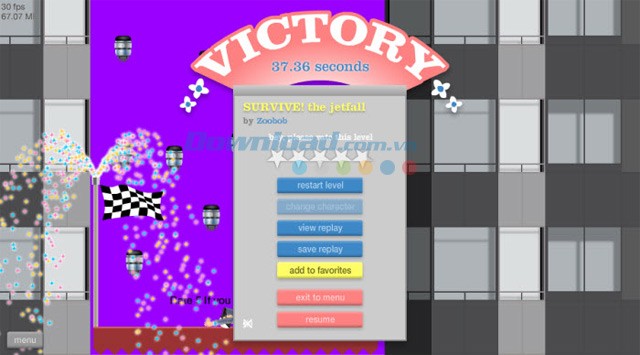 Chiến thắng trong Happy Wheels