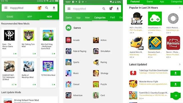 Tìm thấy các file apk mod hoạt động 100% được tải lên và xác minh bởi người dùng