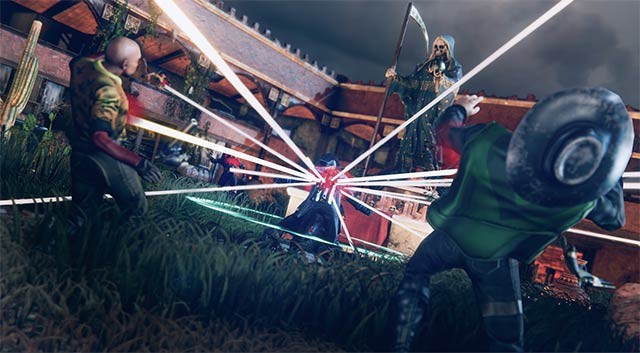 Kết hợp kỹ năng bắn súng và sức mạnh siêu nhiên để đánh bại kẻ thù