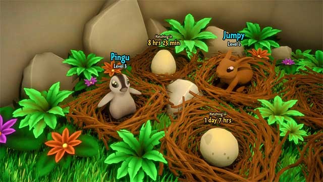 Thu thập điểm và chăm sóc những sinh vật đáng yêu trong Hatchball