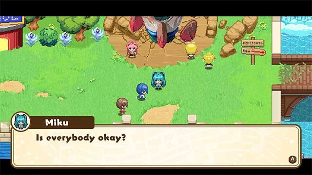 Miku và những người bạn đáp xuống một hành tinh bí ẩn