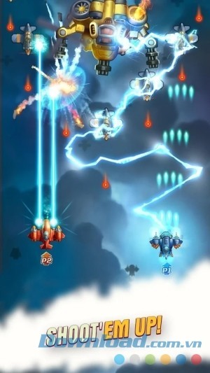 Game bắn máy bay Hawk cho Android