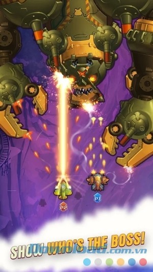 Hawk cho Android tranh quyền làm boss