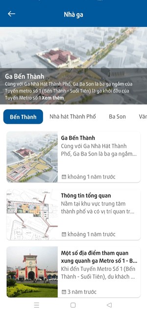 Tìm kiếm ga tàu gần nhất