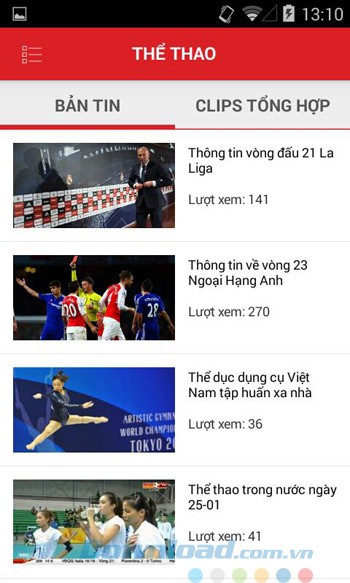 Bản tin thể thao