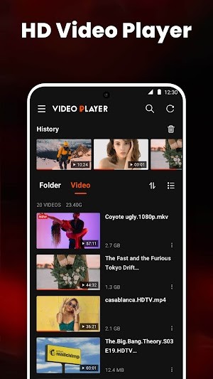 HD Video Player All Format là trình phát video chất lượng cao