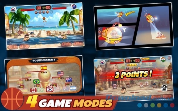 Head Basketball cho Mac có 4 chế độ chơi đầy thách thức