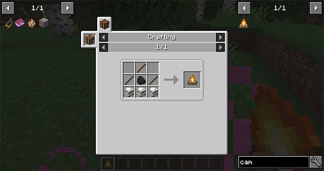 Công thức chế tạo siêu đơn giản trong Healing Campfire Mod