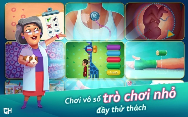 Chơi các mini game thú vị