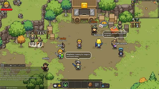 Mỗi class có trang bị, khả năng và tài năng riêng