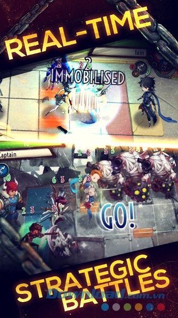 Các trận đánh thời gian thực trong game Heavenstrike Rivals