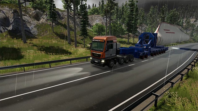Heavy Cargo - The Truck Simulator game thách thức người chơi trong nhiều điều kiện thời tiết khác nhau