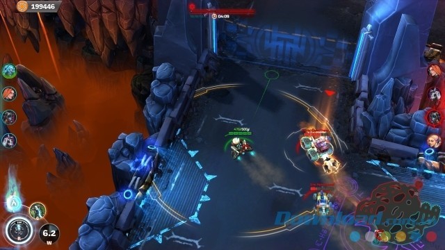 Bối cảnh hậu tận thế trong game đua xe chiến đấu miễn phí Heavy Metal Machines cho máy tính