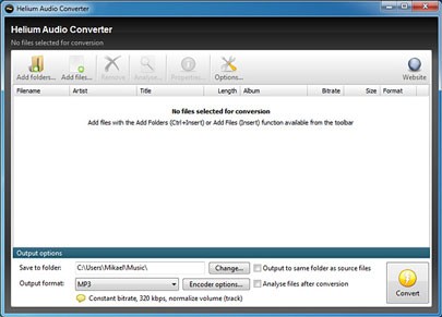 Helium Audio Converter
