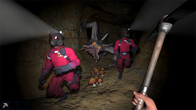 Đào sâu xuống lòng đất để kiếm tài nguyên và chạy trốn sinh vật chết chóc trong Hell Drill