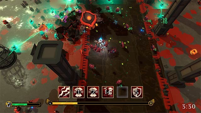 Chơi game Hell Flame với góc nhìn top-down giúp bao quát toàn bộ địa ngục rộng lớn