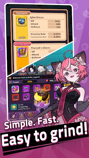 Lối chơi đơn giản, dễ dàng và nhịp độ nhanh