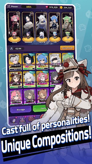 Mỗi anh hùng mèo sở hữu những đặc điểm riêng, tạo nên những tổ hợp độc đáo