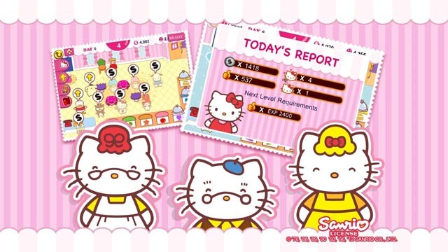 Thuê các nhân vật trong Hello Kitty để cùng bạn quản lý nhà hàng và hơn thế
